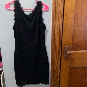 Black lace dress